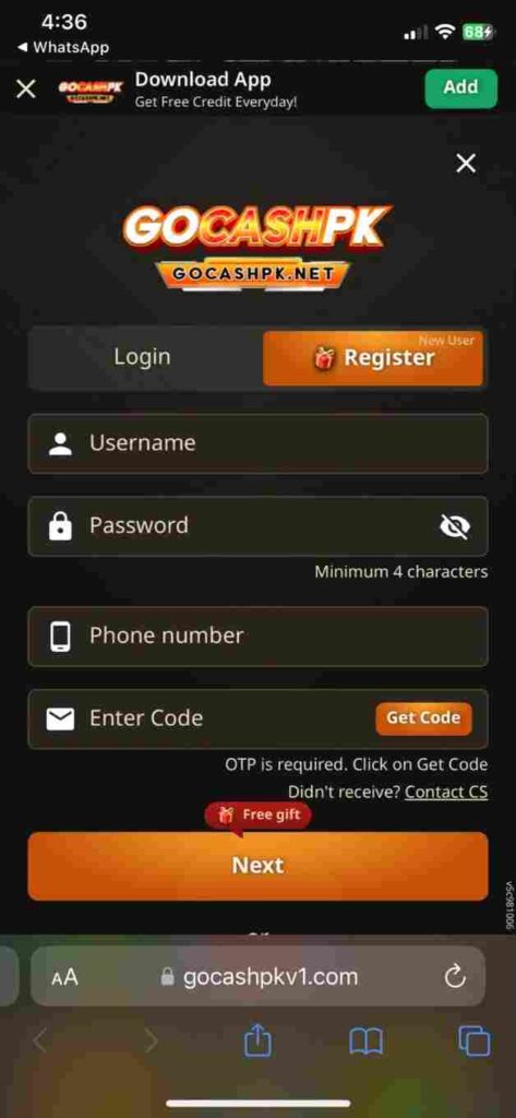 Go CashPK Game